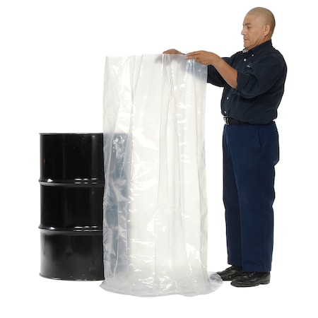 Global Industrial 55 Gallon Drum Liner 4 Mil 38 x 53 237882